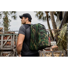 GR2 Waxed Woodland Camo Backpack - 34L