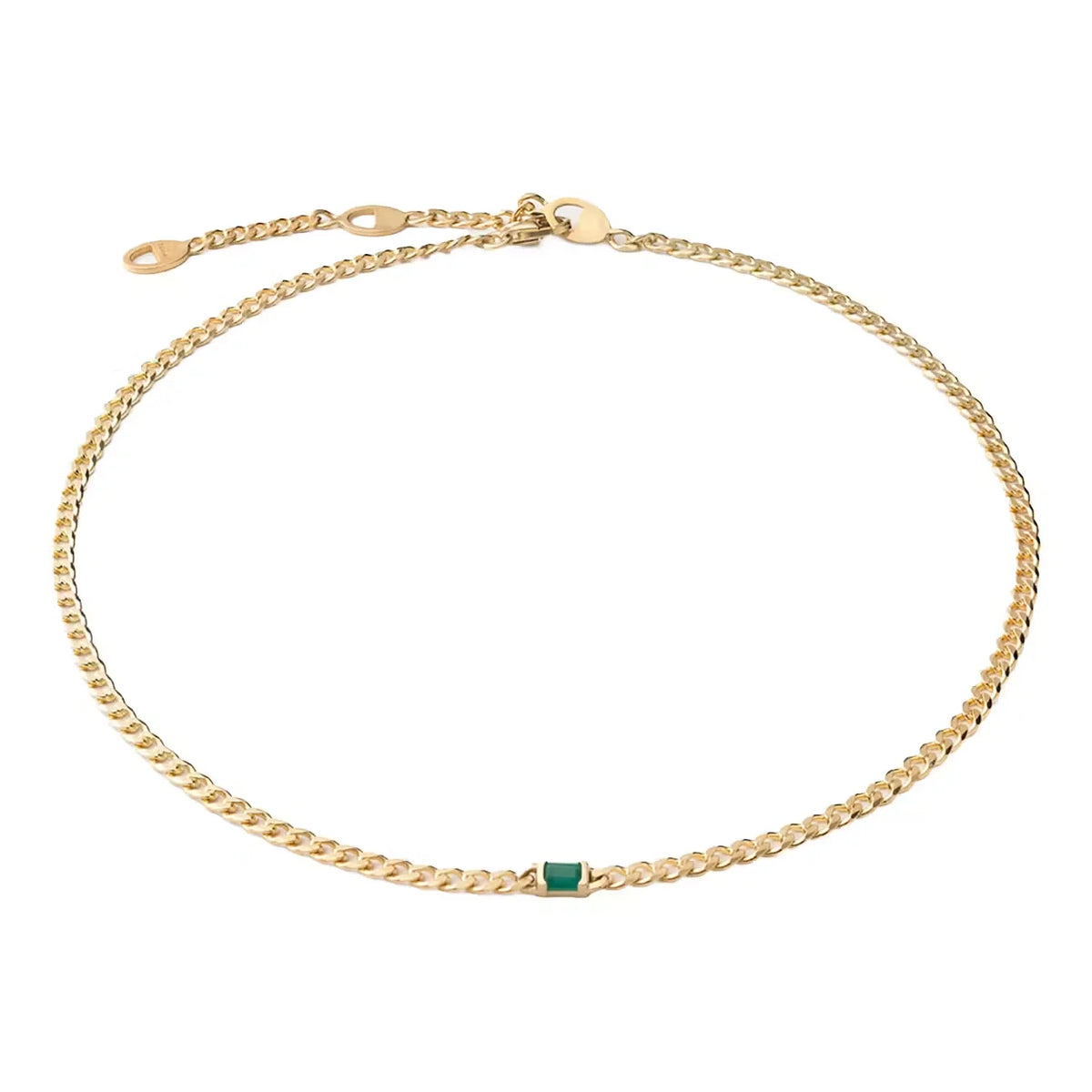 Women's Lyra Emerald Choker