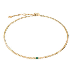 Women's Lyra Emerald Choker