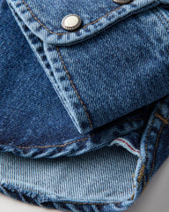 Modern Western Denim Shirt