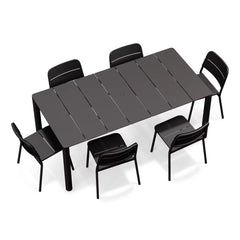 Bandwidth Dining Set (Table + 6 Chairs)