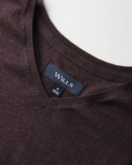 Lightweight Cotton-Merino V-Neck Sweater