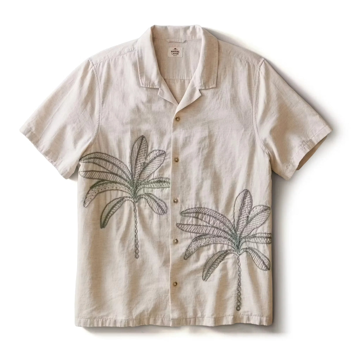 Embroidered Resort Short Sleeve Shirt