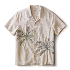 Embroidered Resort Short Sleeve Shirt