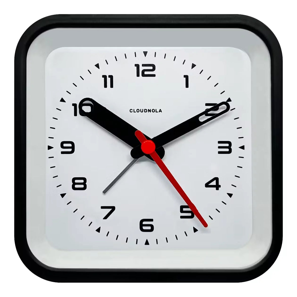 Railway Black Alarm Clock