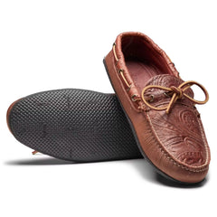 Huckberry x Quoddy Coolside Stamped Leather Moccasin