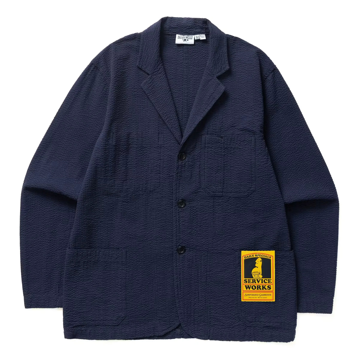 Seersucker Sever Suit Jacket