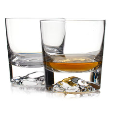 Half Dome Heavy Bottom Glass - Set of 2