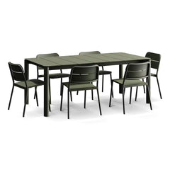 Bandwidth Dining Set (Table + 6 Chairs)