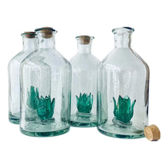 Hand Blown Agave Decanter