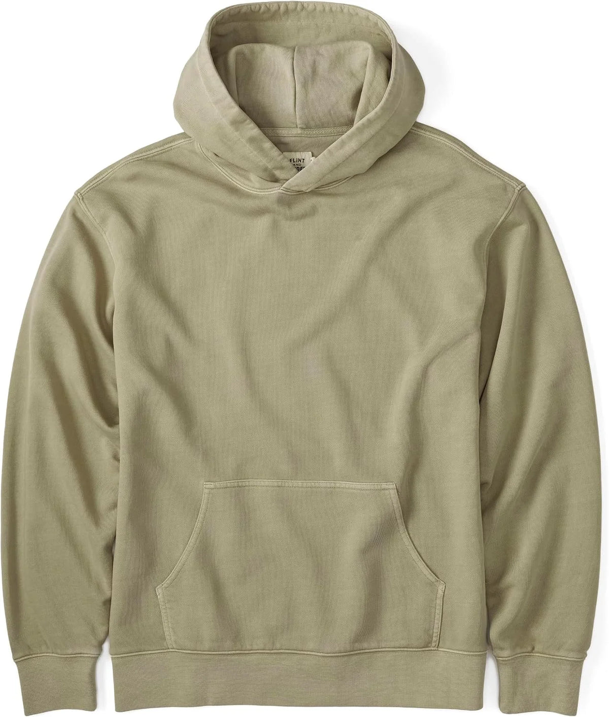 Huckberry Flint and Tinder Midweight Terry Pullover Mens Hoodie, Loopback Cotton Hoodies, Mens Hooded Sweatshirt