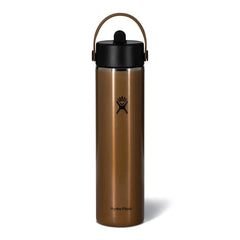 Hydro Flask Campcore 24 oz Lightweight Wide Flex Straw Cap Latte Brown