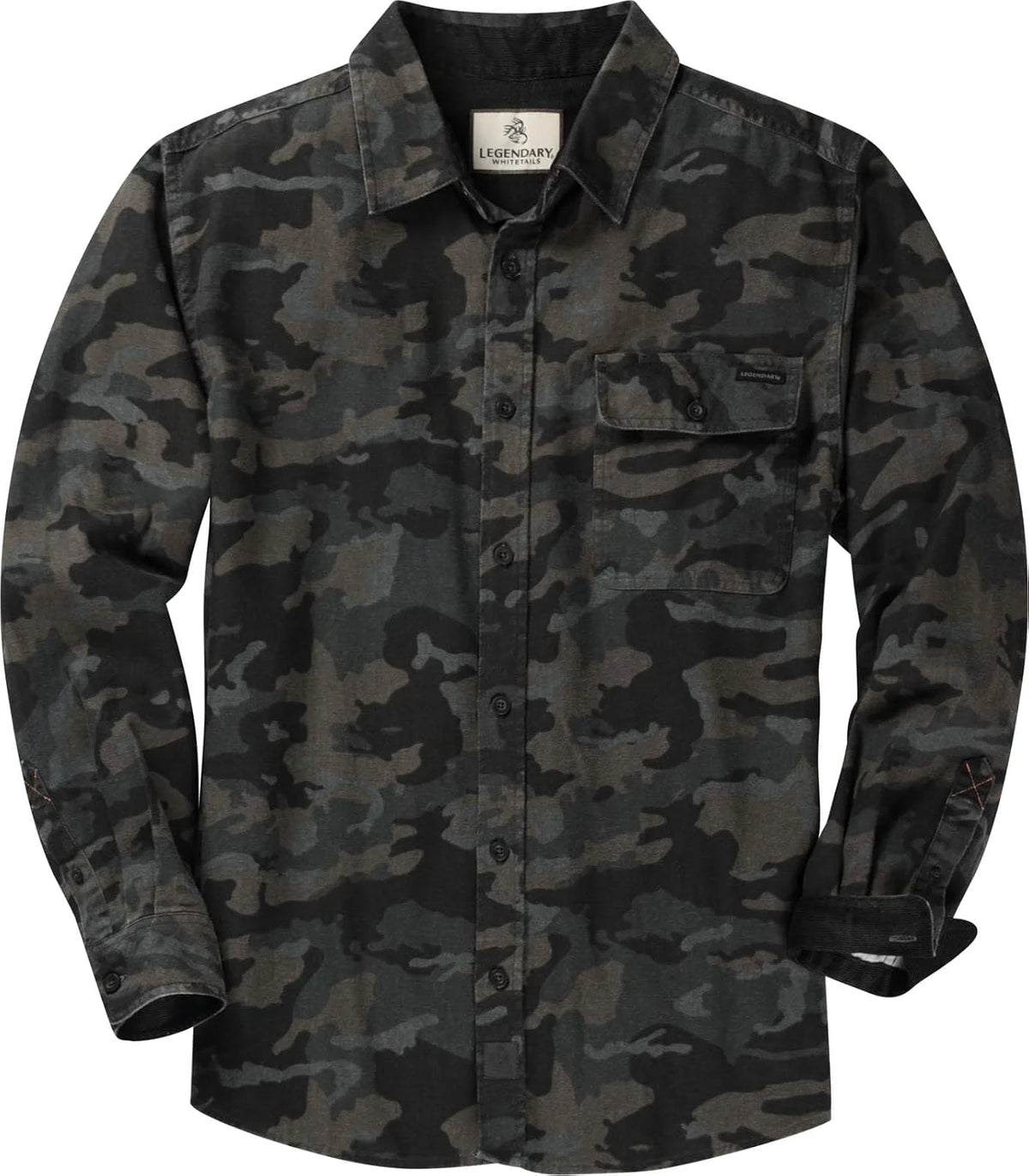 Legendary Whitetails Mens Flannel Long Sleeve Button Down 100% Cotton Shirt