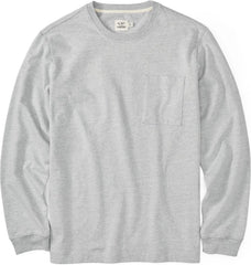Huckberry Flint and Tinder American Heavyweight Pocket Longsleeve T-Shirt, Mens Shirt