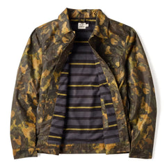 Flannel-Lined Waxed Trucker Jacket