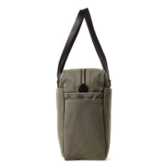 Rugged Twill Tote with Zipper