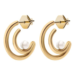 Women's Nia Pearl Hoops