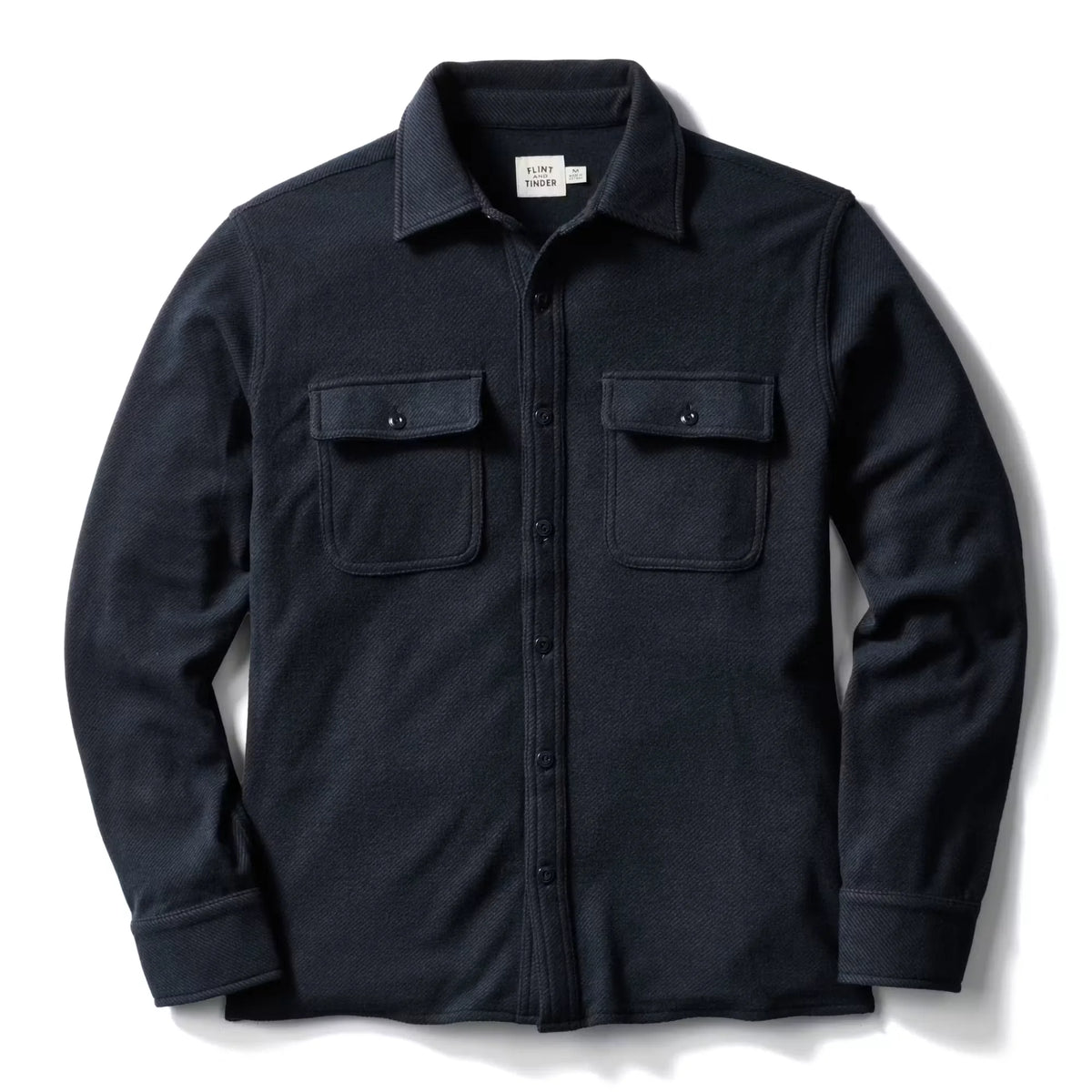 Stretch Knit Flannel Shirt