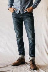The Scissors Slim Tapered Stretch Selvedge Denim Jeans