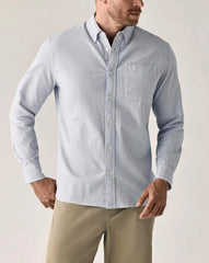 Huckberry Flint and Tinder Men's Classic Oxford Draftsmen Button Down Shirt- Stretch Fabric- Button Down Shirts for Men