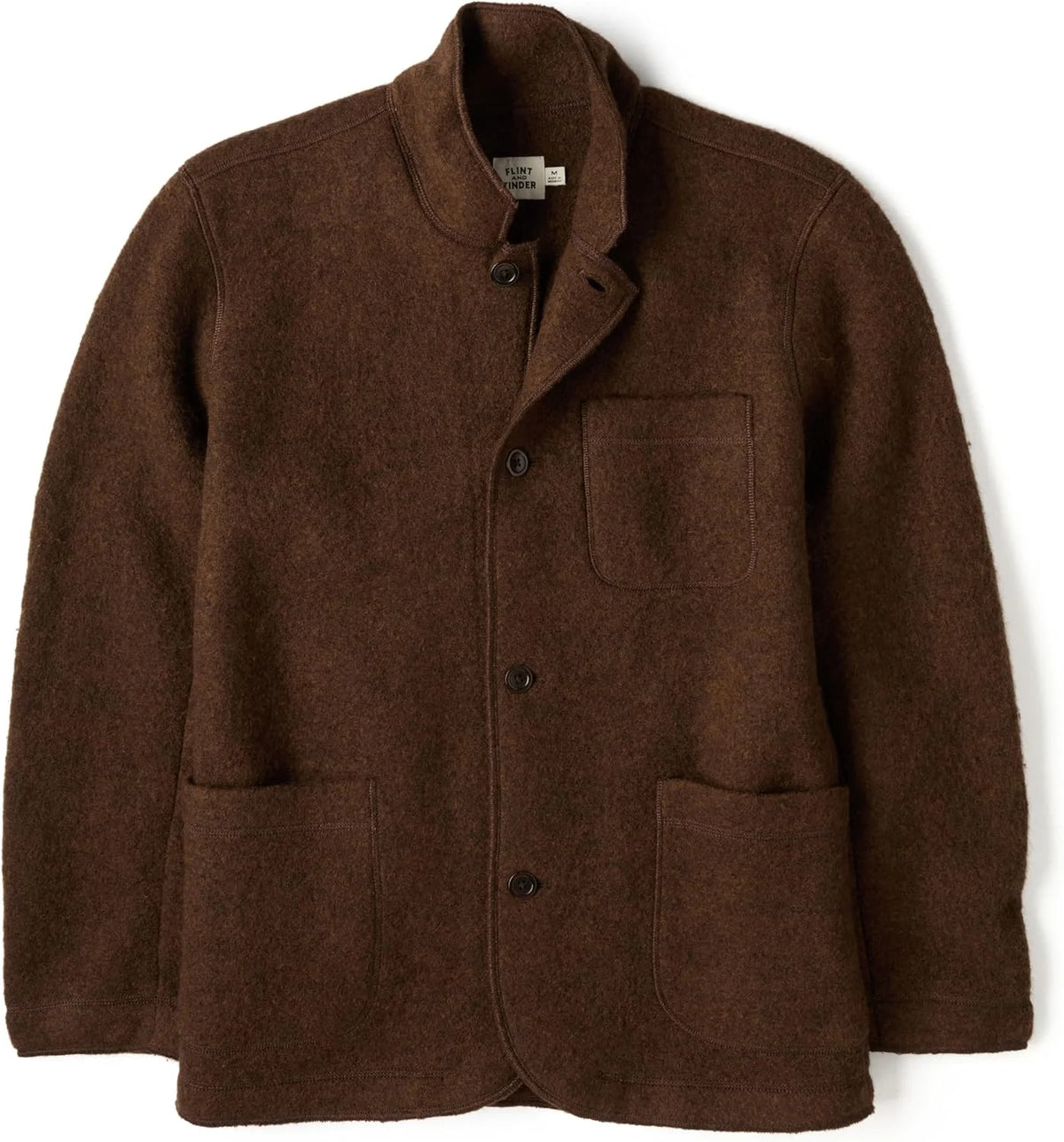 Huckberry Flint and Tinder The Boiled Wool Chore Blazer, Mens Casual Sport Coat, Jacket