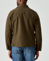 Huckberry Flint and Tinder Dry Wax Trucker Jacket, Unlined Mens Lightweight Cotton Jacket