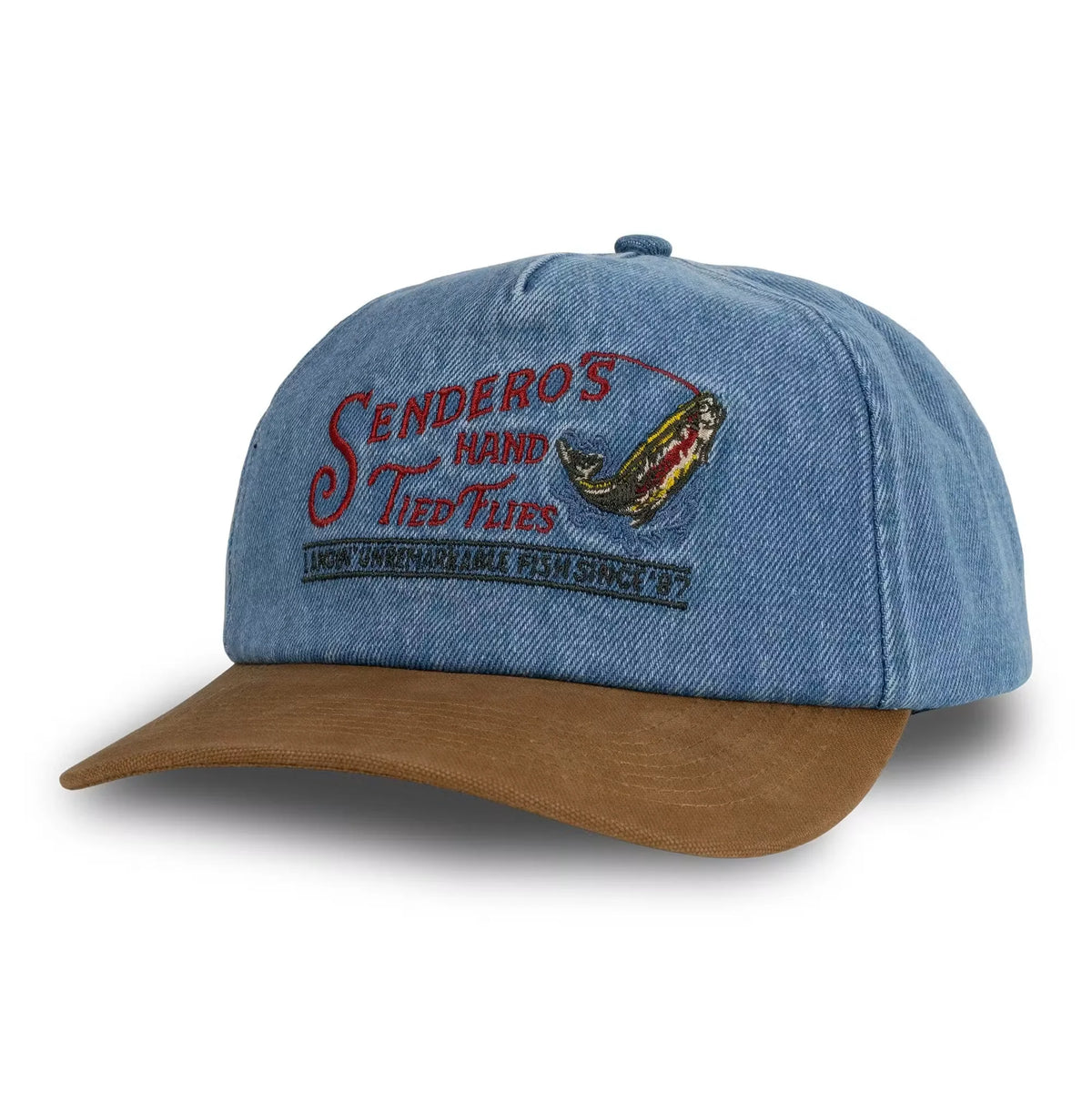 Hand Ties Flies Hat