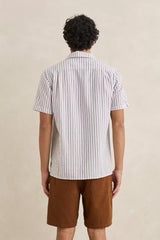 Seersucker Stripe Short Sleeve Shirt