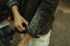 Huckberry Flint & Tinder Women's Flannel-Lined Waxed Trucker Jacket, Canvas Jackets for Women