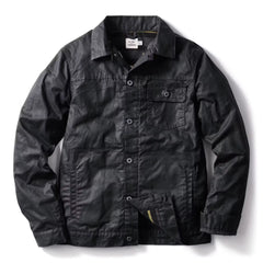 Flannel-Lined Waxed Trucker Jacket - Tall
