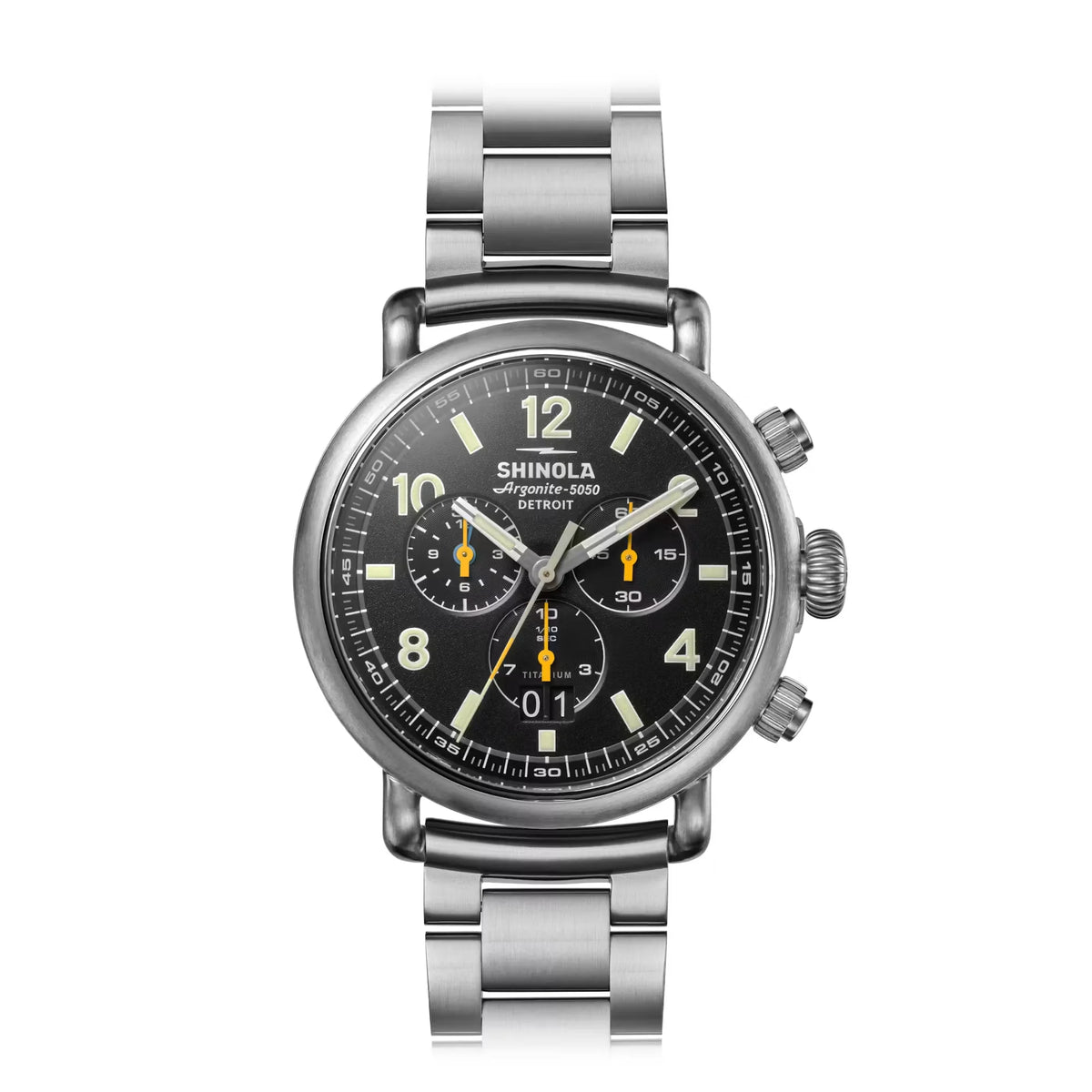 Runwell West Wind 42mm, Titanium Bracelet