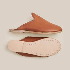 Women's Baba Leather Slip On Mule
