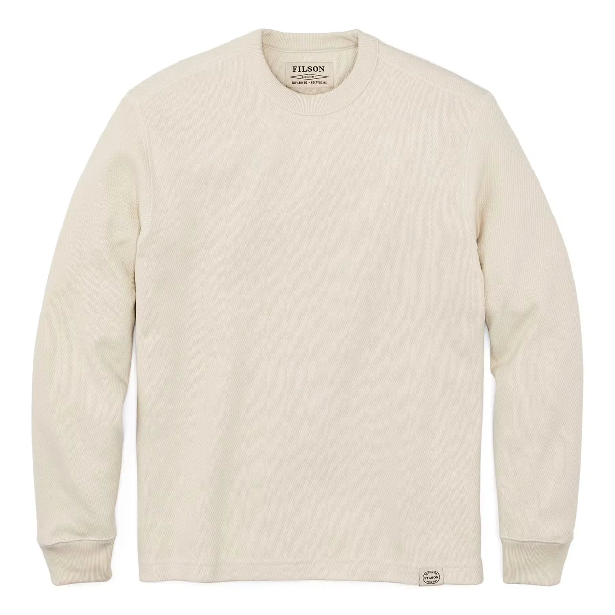 Waffle Knit Thermal Crewneck