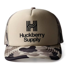 Animated Camo Huckberry Supply Trucker