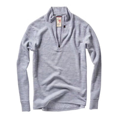 Wool Cotton Quarter Zip