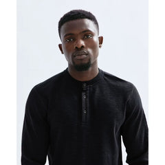 Slub Long Sleeve Henley