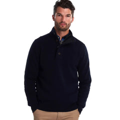 Essential Patch Half Zip Sweater