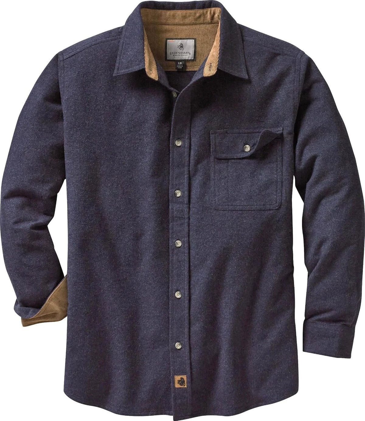 Legendary Whitetails Mens Flannel Long Sleeve Button Down 100% Cotton Shirt