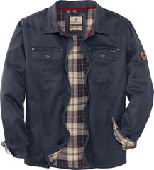 Legendary Whitetails Mens Flannel Lined Waxed Cotton Shirt Jacket