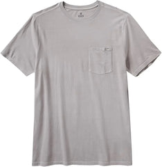 Roark Made to Fade Mens Pigment-Dyed T-Shirt | 100% cotton crew neck fabric is pigment-dyed for a lived-in, vintage look that only gets better with every wash and wear.