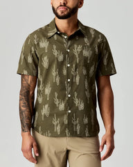 Huckberry Proof Airweave Performance Shirt, Mens Button Up Shirts
