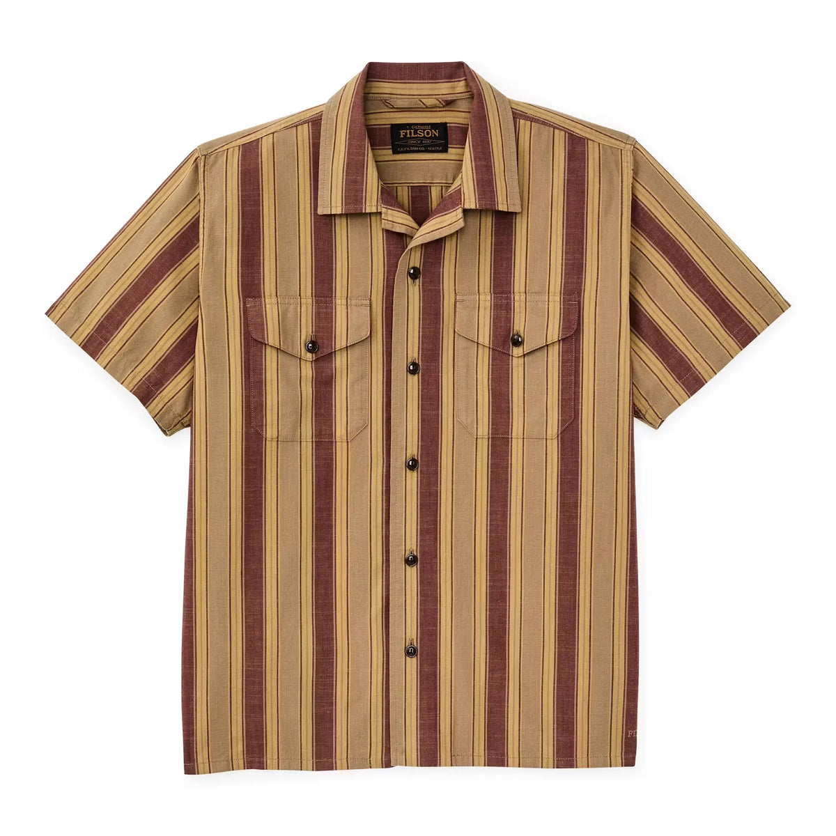 Short Sleeve Chambray Camp Shirt