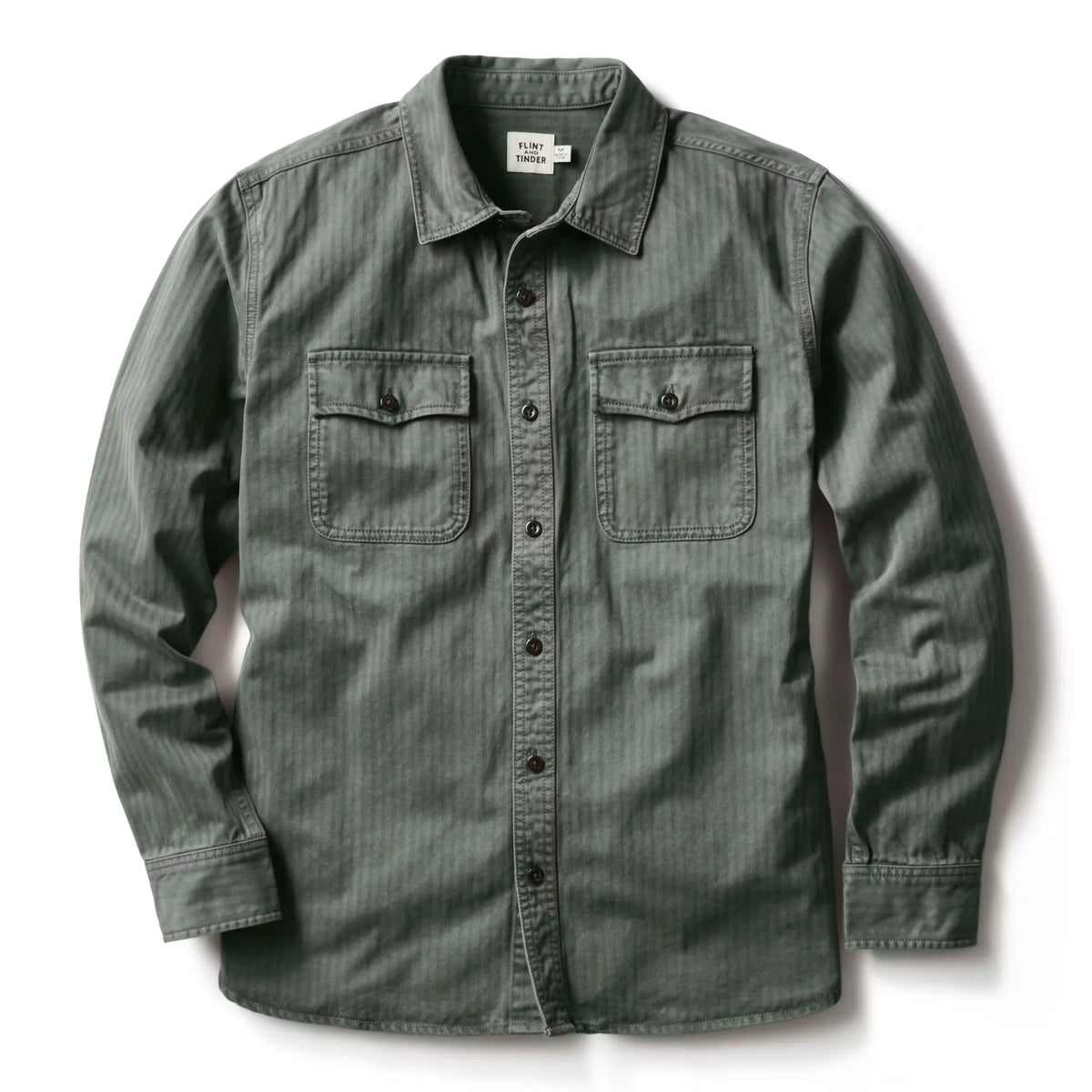 Washed Herringbone Workshirt