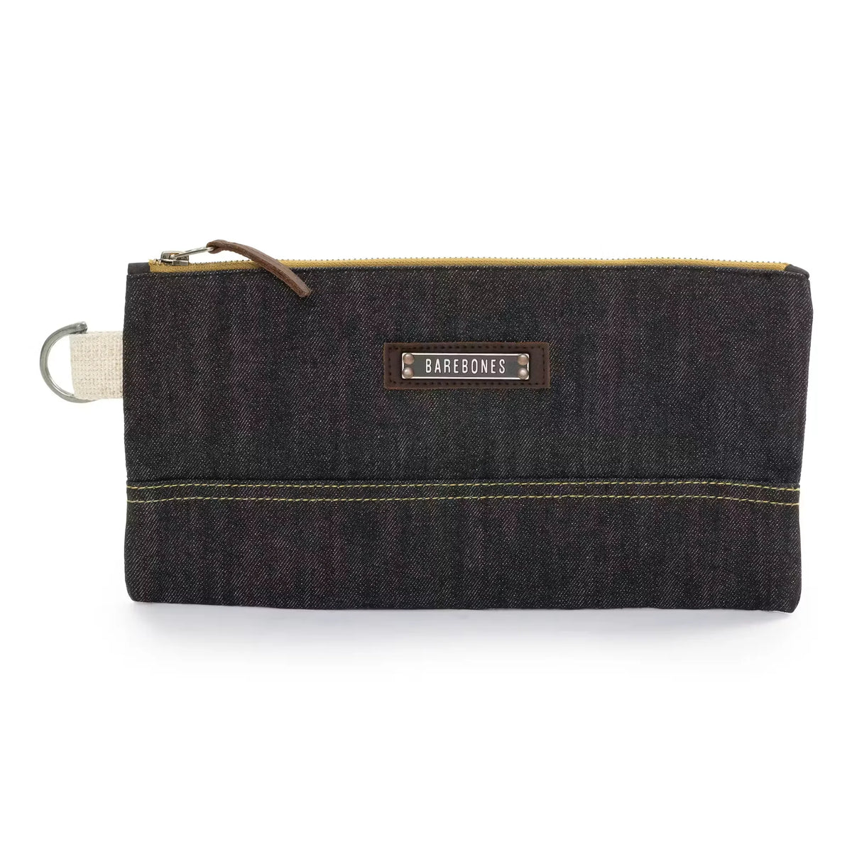 Neelum Small Zipper Pouch - Denim