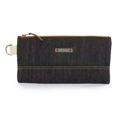 Neelum Small Zipper Pouch - Denim