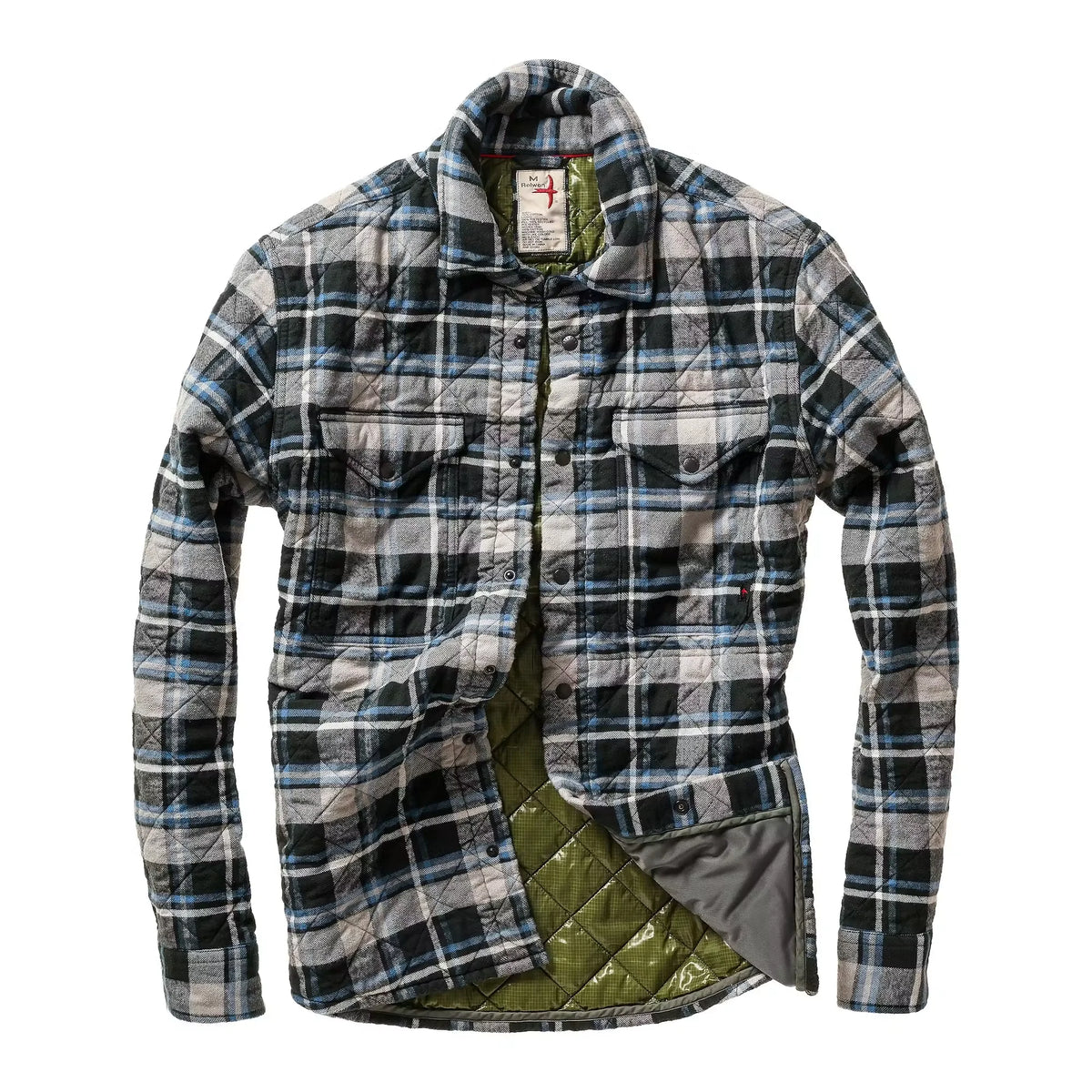 Quilted Flannel Shirt Jacket