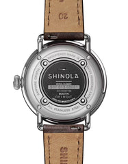 Canfield 3HD 43mm, Deep Brown Leather Strap