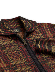 Full Zip Shawl Cardigan Knit Sweater