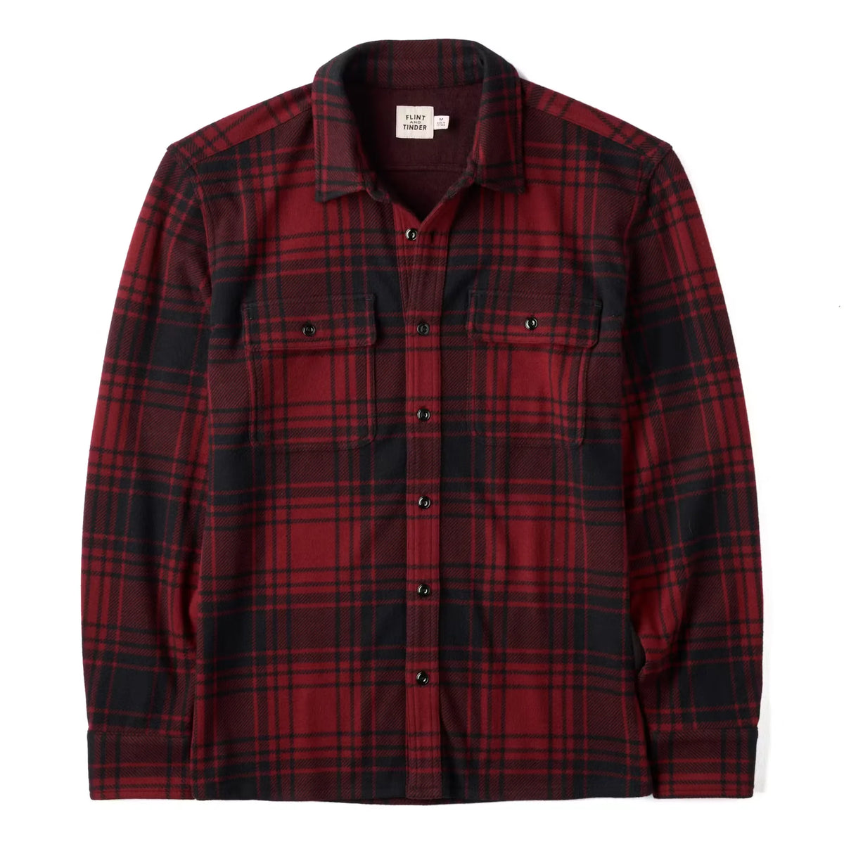 Stretch Knit Flannel Shirt