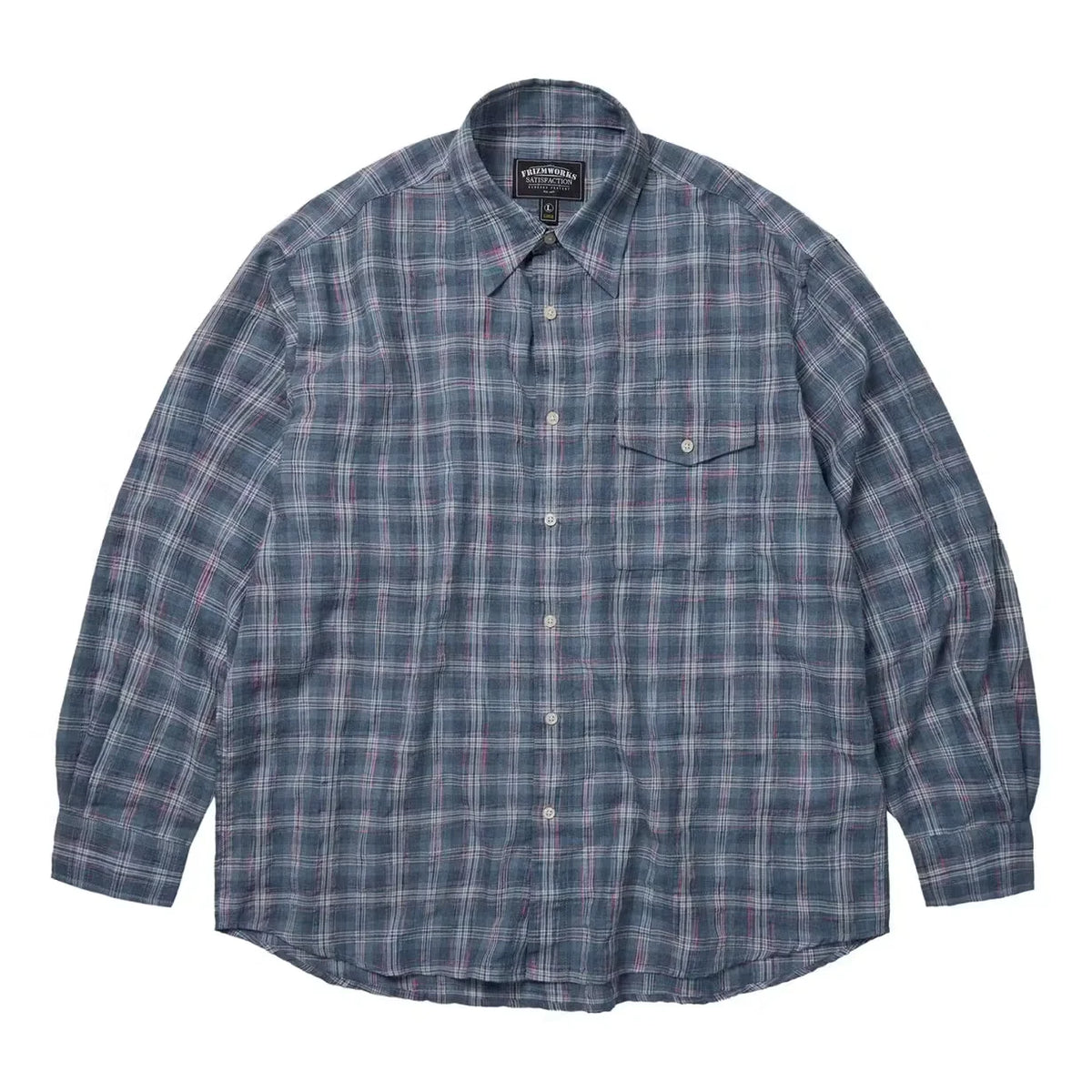 Uneven Check Shirt